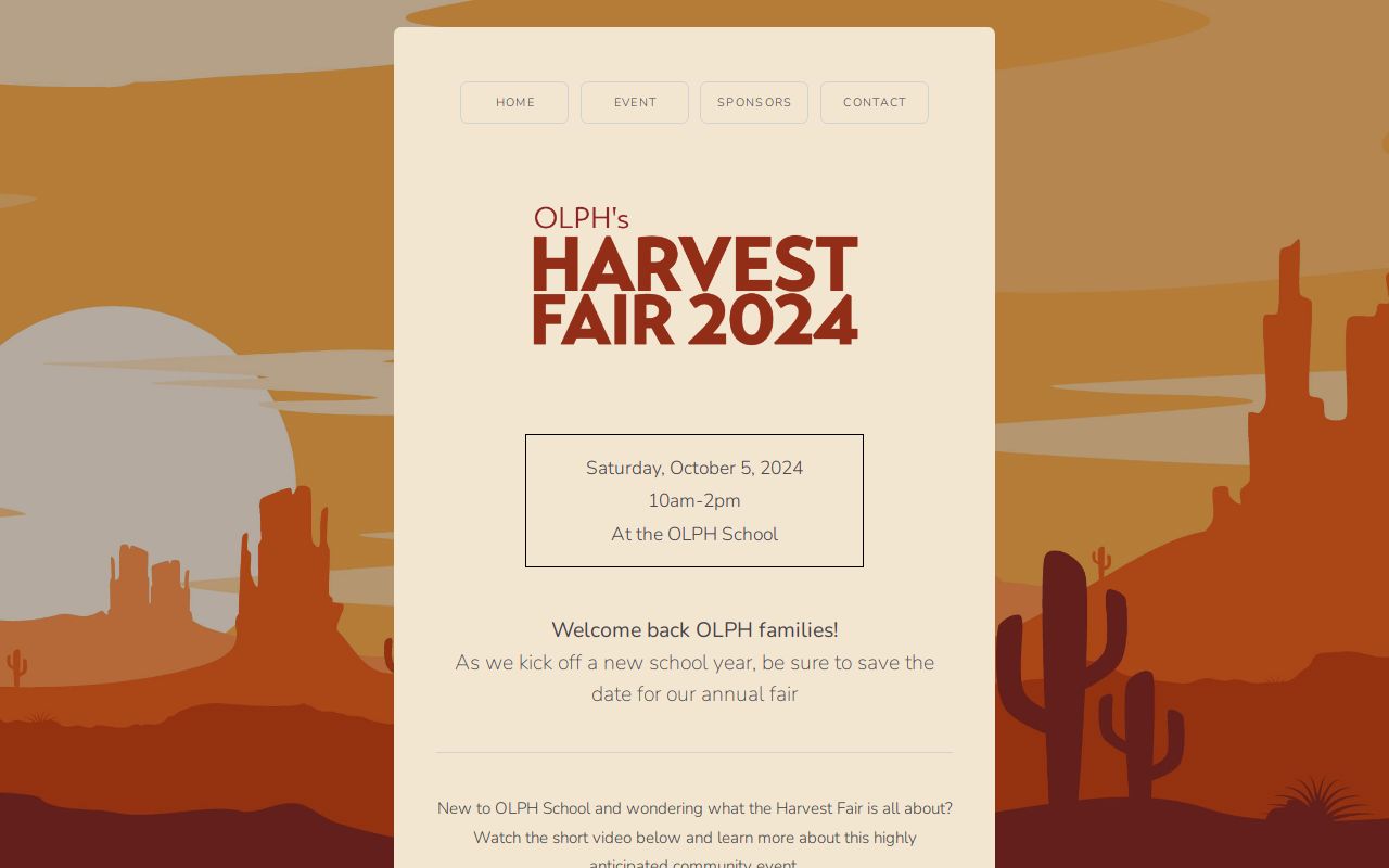 OLPH Harvest Fair